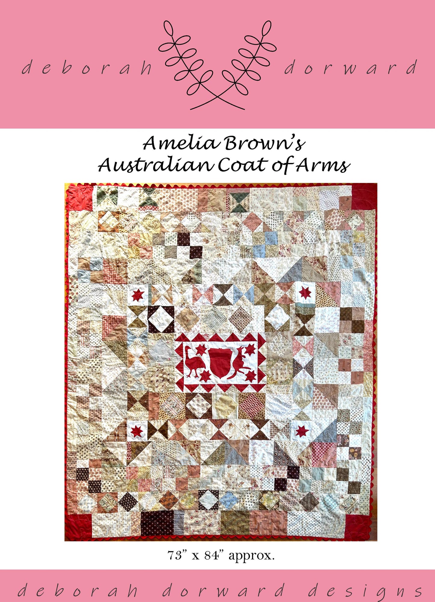 Amelia Brown's Australian Coat Of Arms Corvelet Pattern