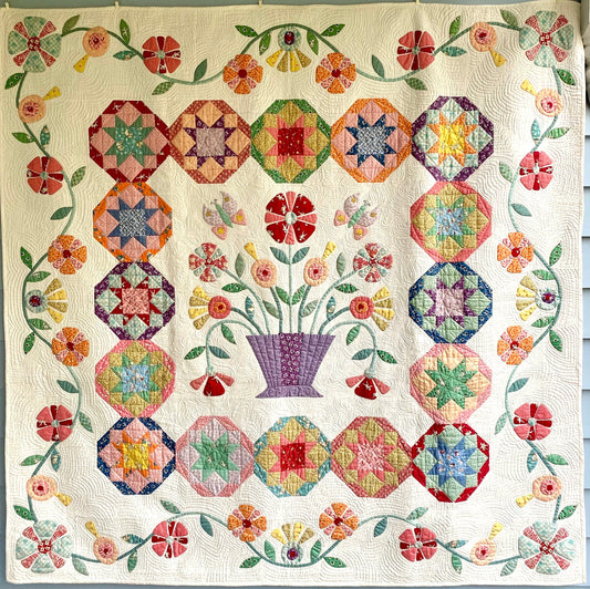 Flowers and Stones Pattern