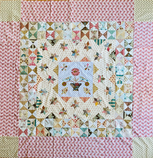 Ann's Peony Vase Quilt Pattern