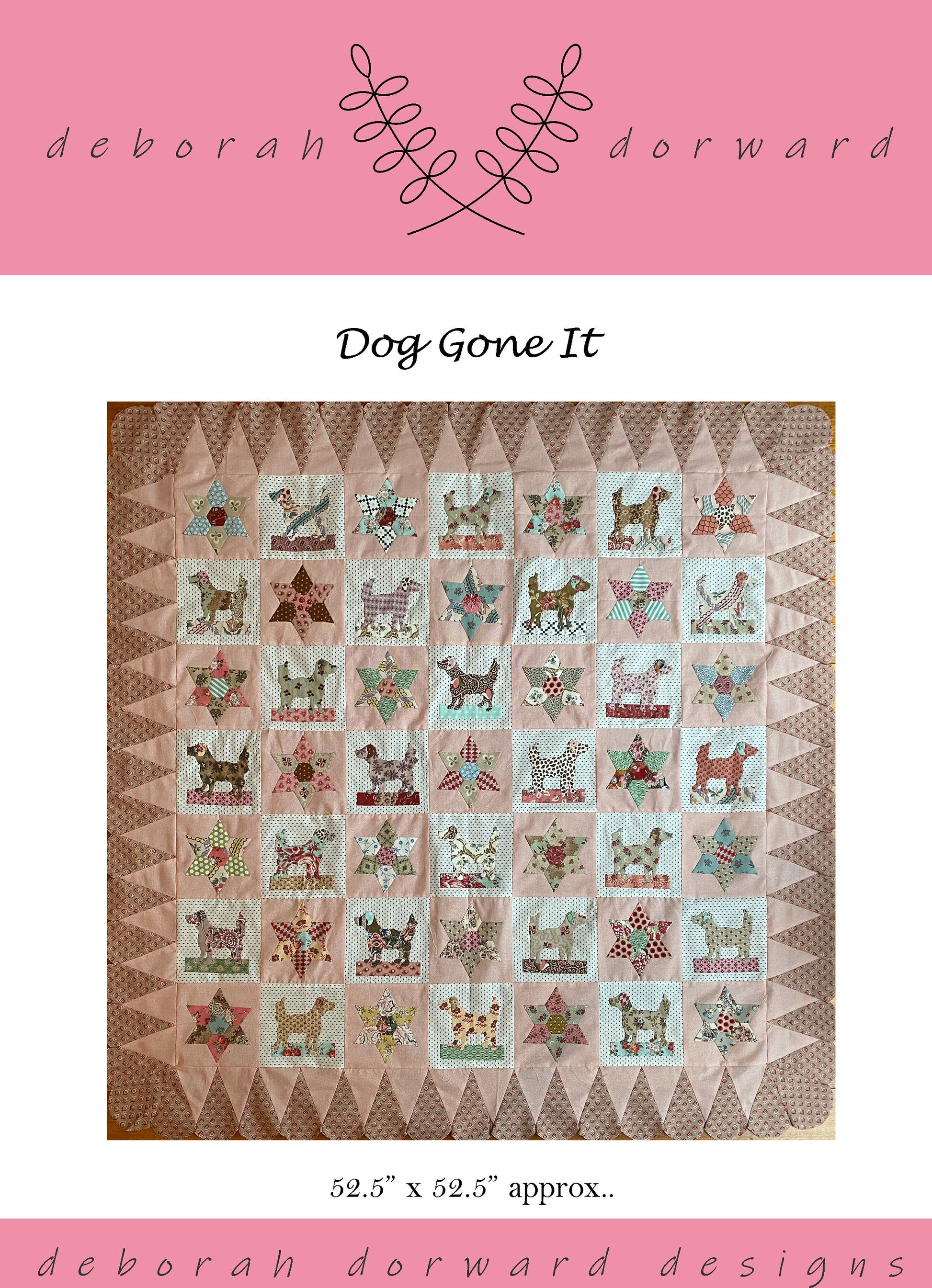 Dog Gone It Quilt Pattern *Physical Pattern*