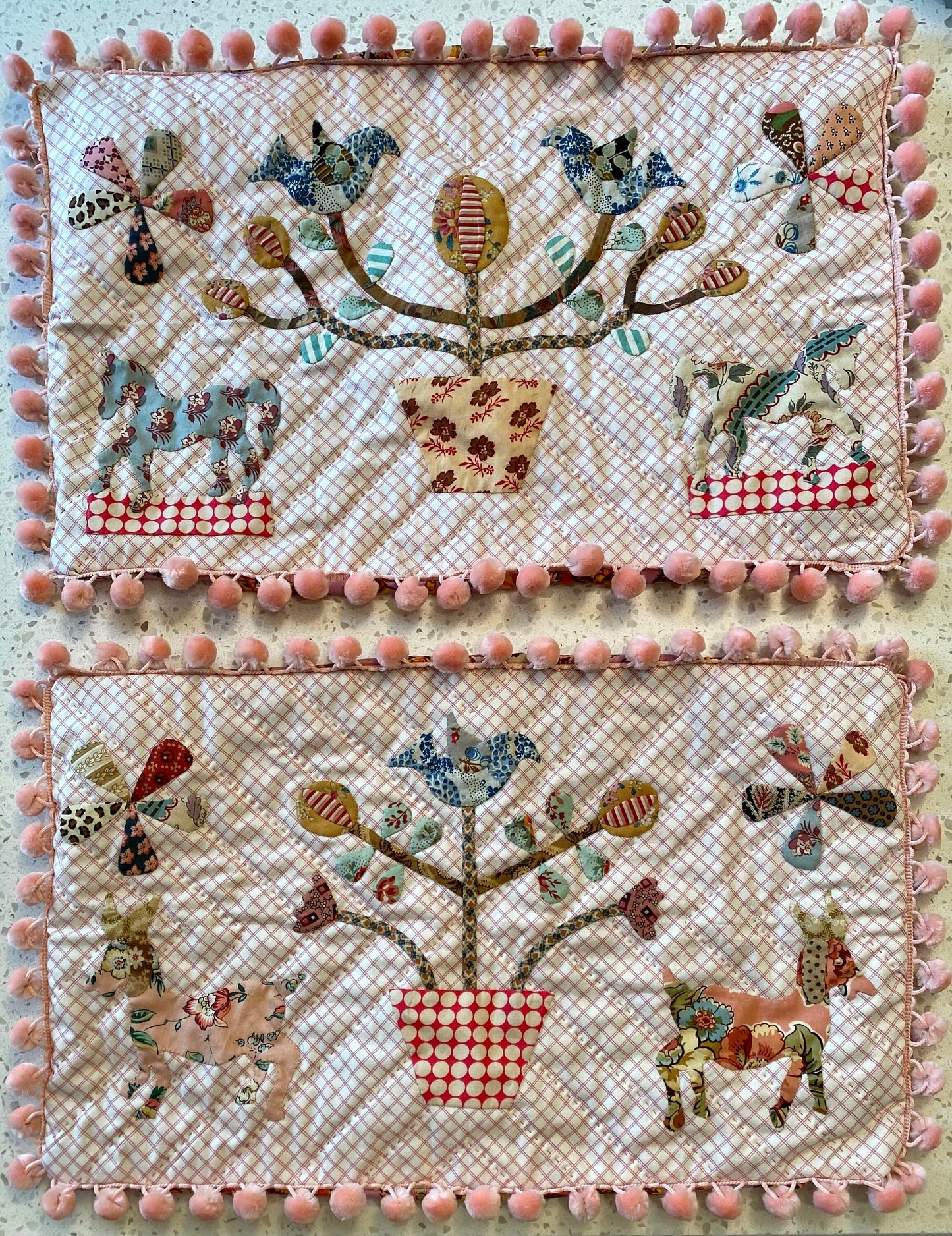 The Goats And The Horses Cushions Pattern