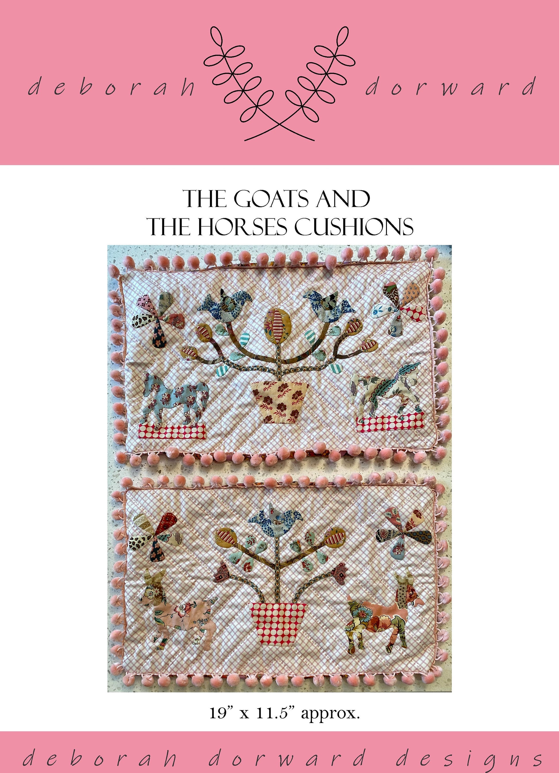 The Goats And The Horses Cushions Pattern