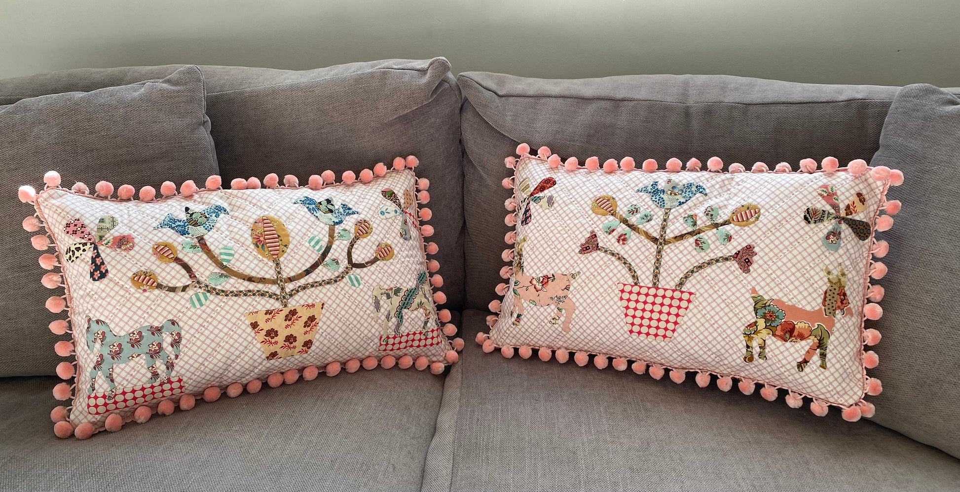 The Goats And The Horses Cushions Pattern