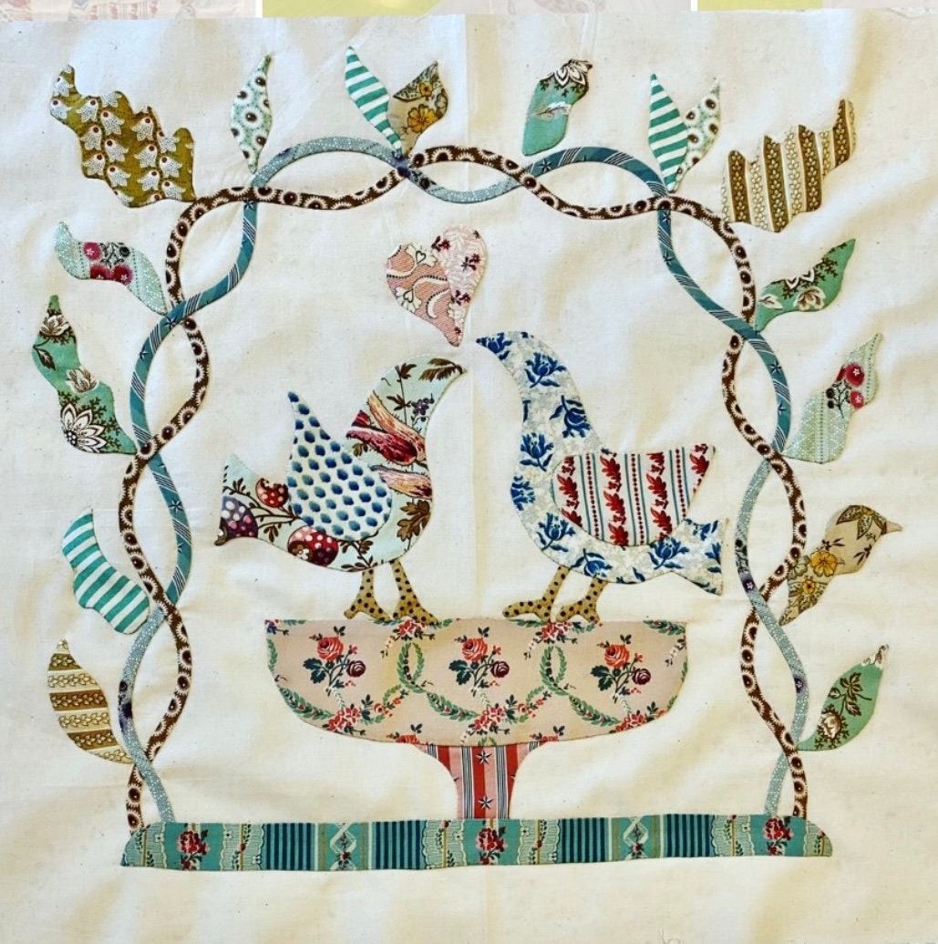 Entwined Love Birds Quilt Pattern