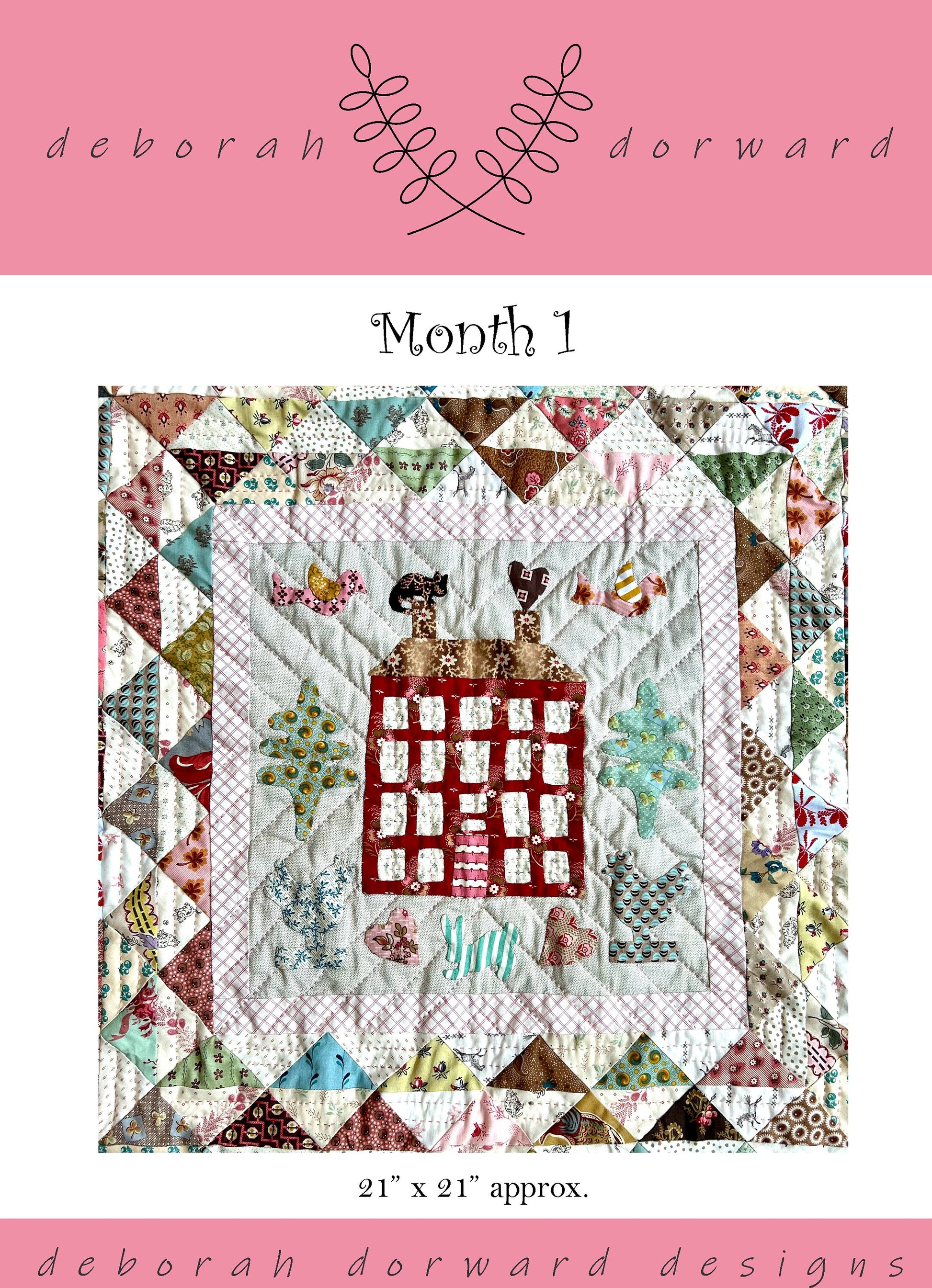 Home Is Where The Heart Is BOM MONTH 1 DIGITAL Pattern