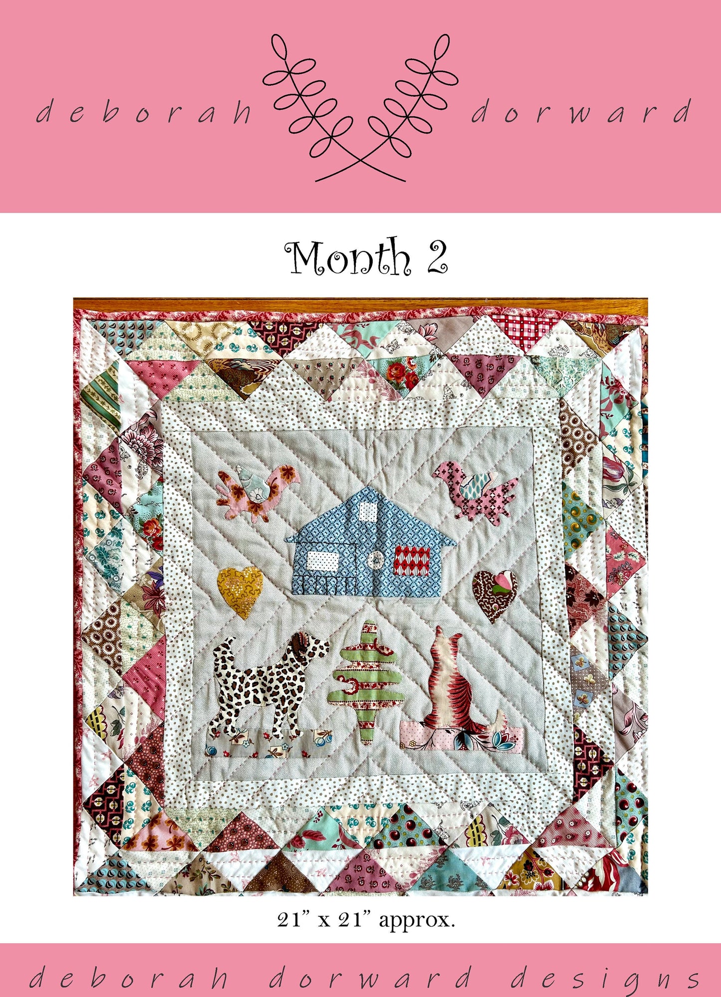 Home Is Where The Heart Is BOM MONTH 2 DIGITAL Pattern