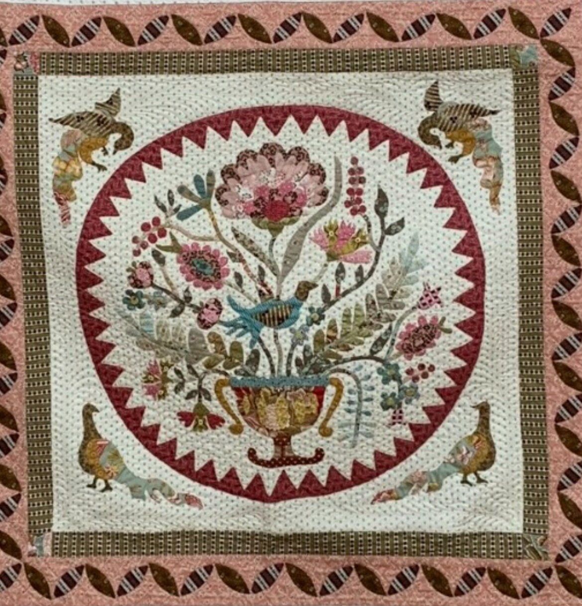 Bird on a Vase Quilt Pattern
