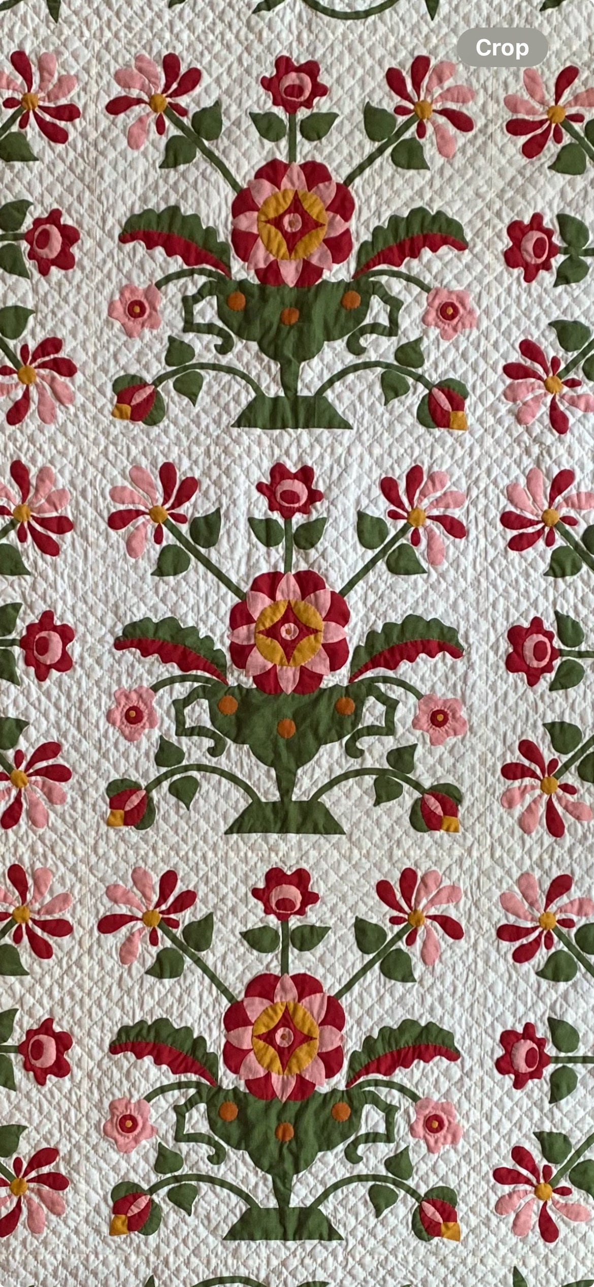Susan's Harrison Rose Vase Quilt Pattern