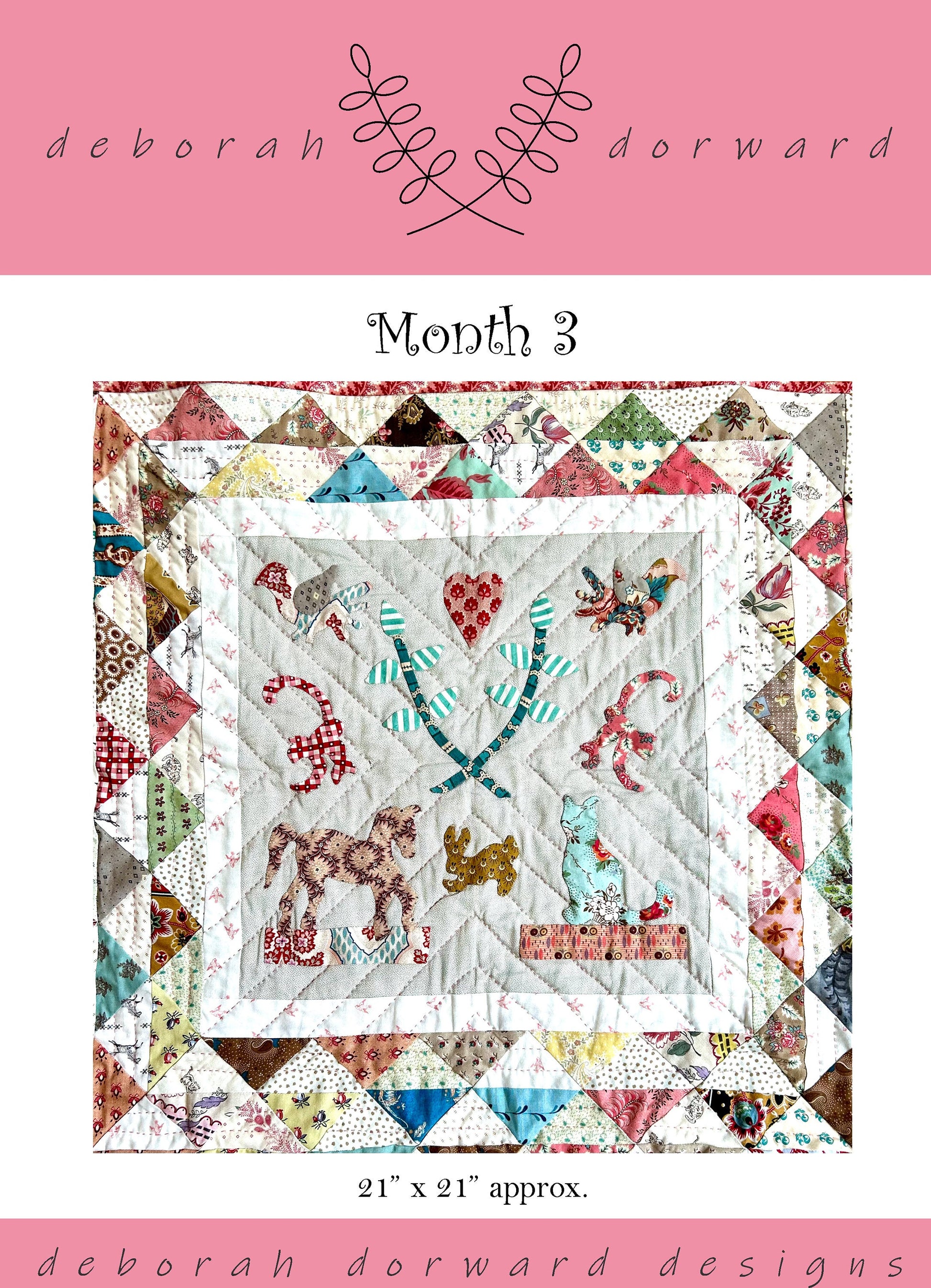 Home Is Where The Heart Is BOM MONTH 3 DIGITAL Pattern