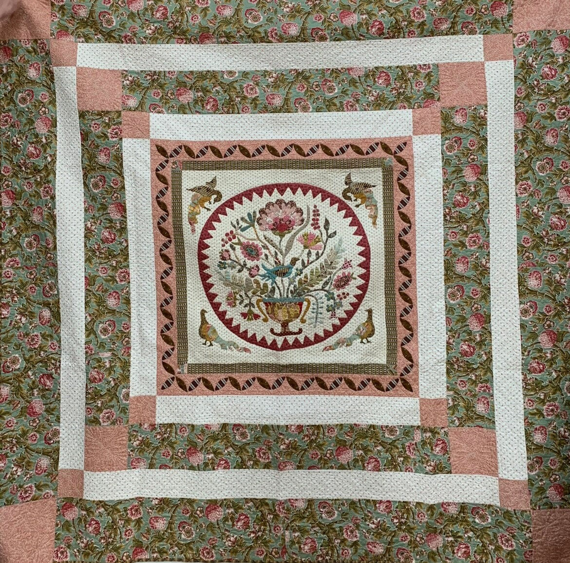 Bird on a Vase Quilt Pattern