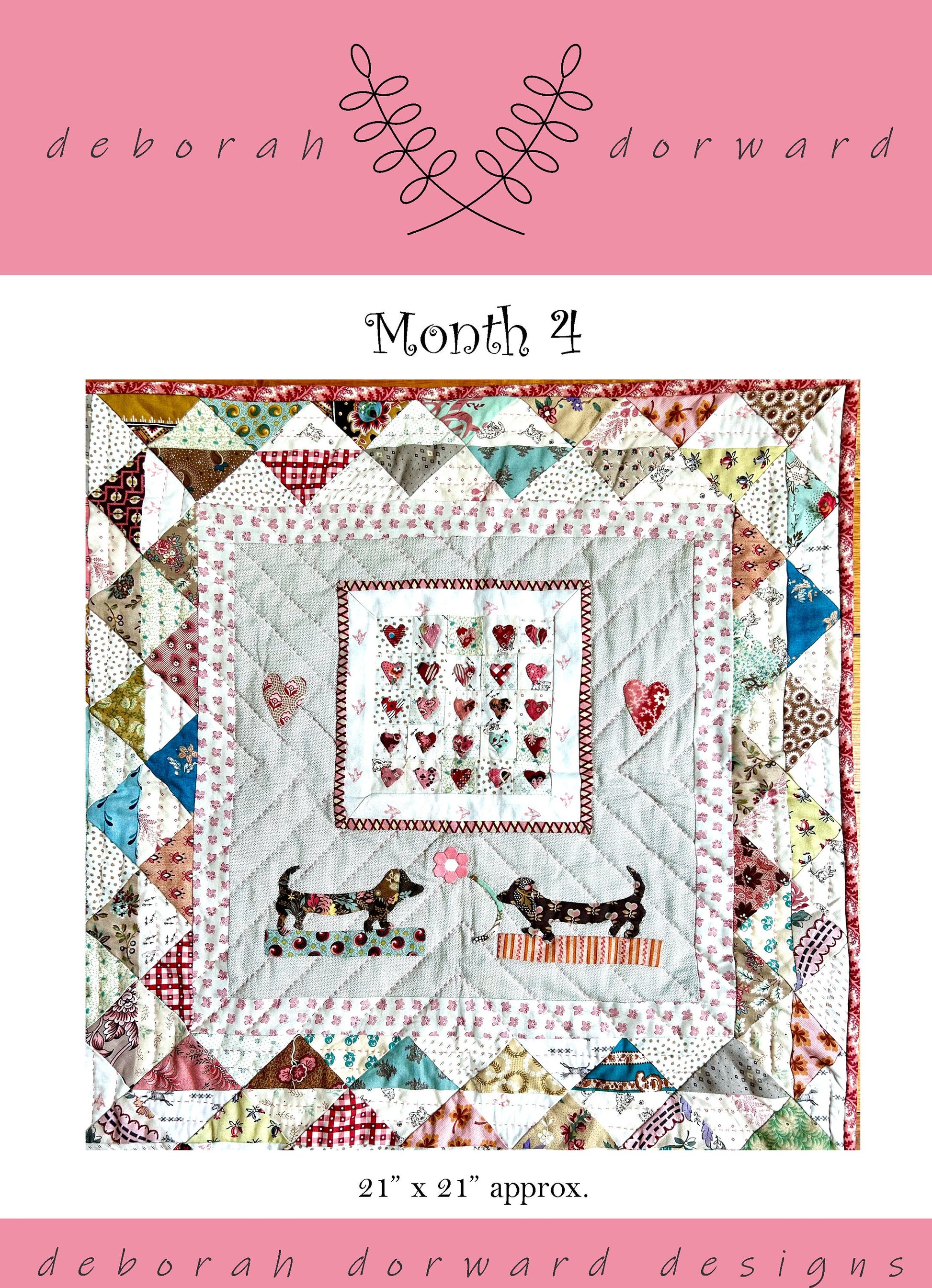 Home Is Where The Heart Is BOM MONTH 4 DIGITAL Pattern