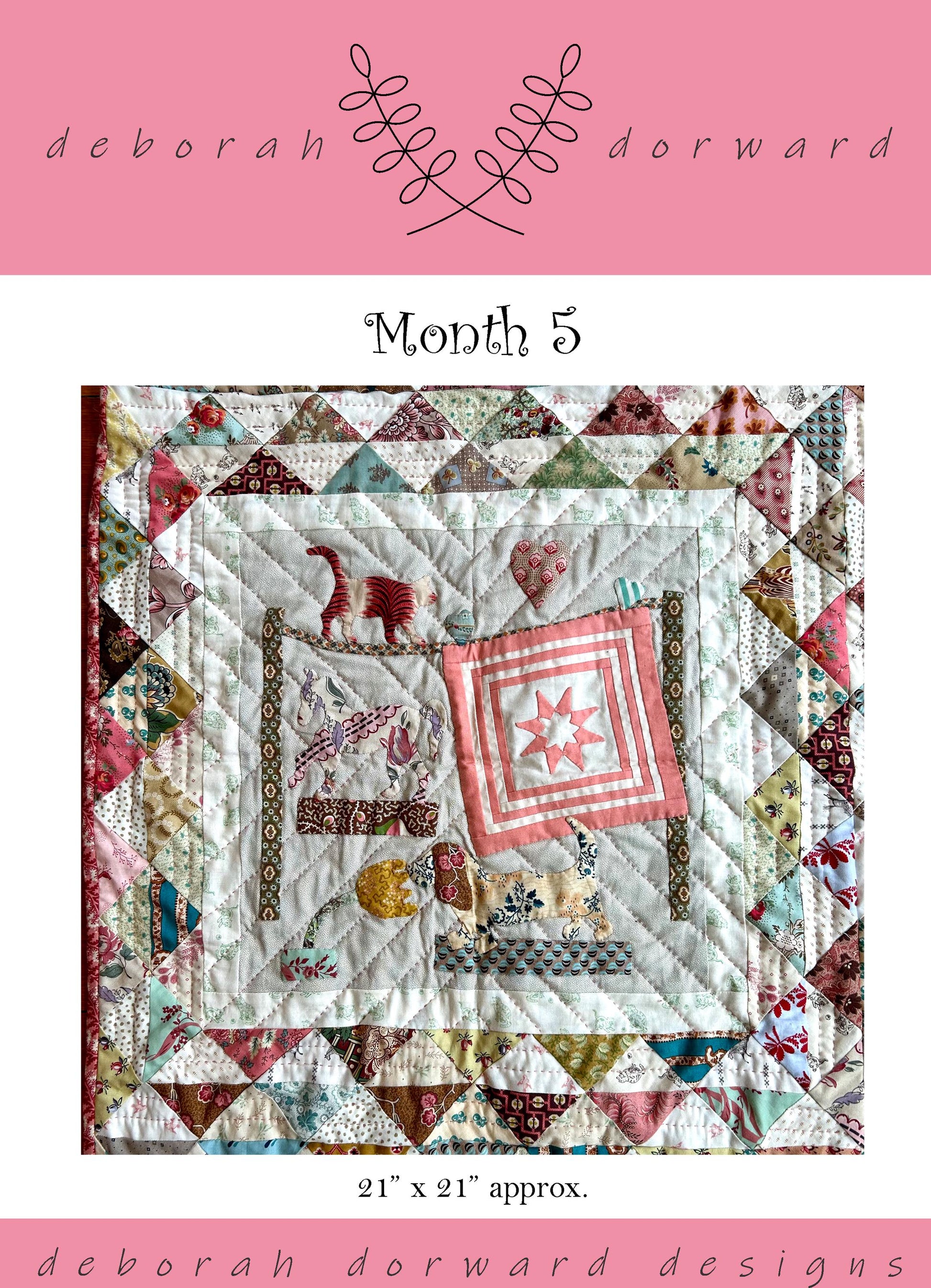 Home Is Where The Heart Is BOM MONTH 5 DIGITAL Pattern