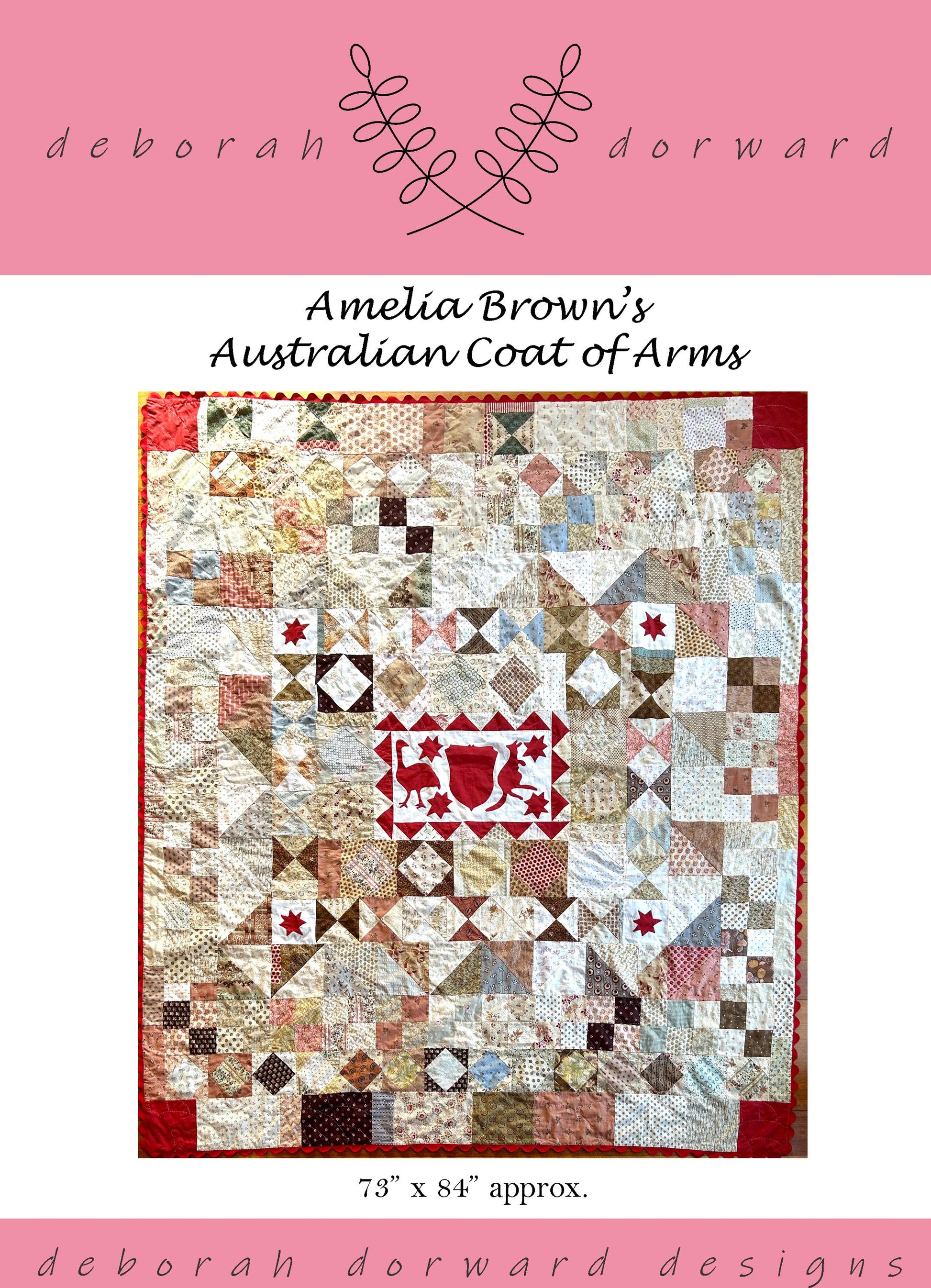 Amelia Brown's Australian Coat Of Arms Corvelet Pattern