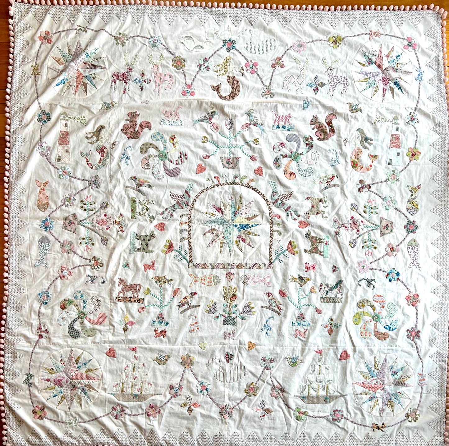 Five Ports Quilt Pattern + Optional Template Kit