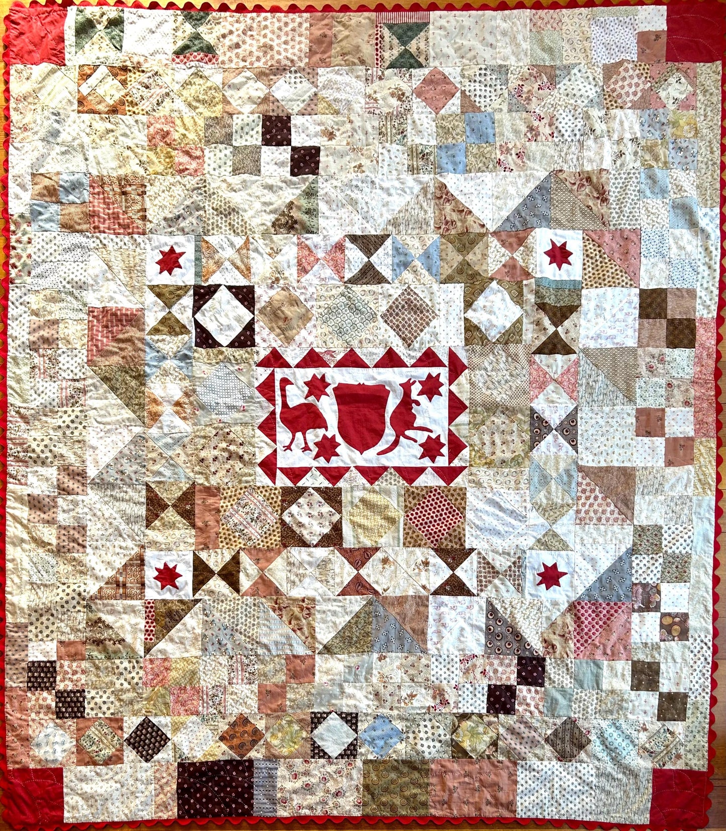 Amelia Brown's Australian Coat Of Arms Corvelet Pattern