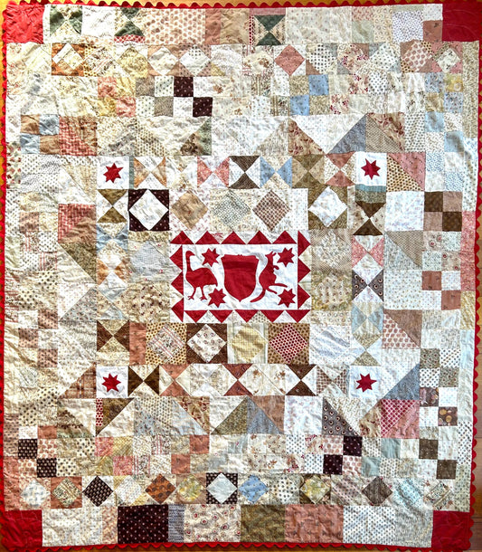 Amelia Brown's Australian Coat Of Arms Corvelet Pattern