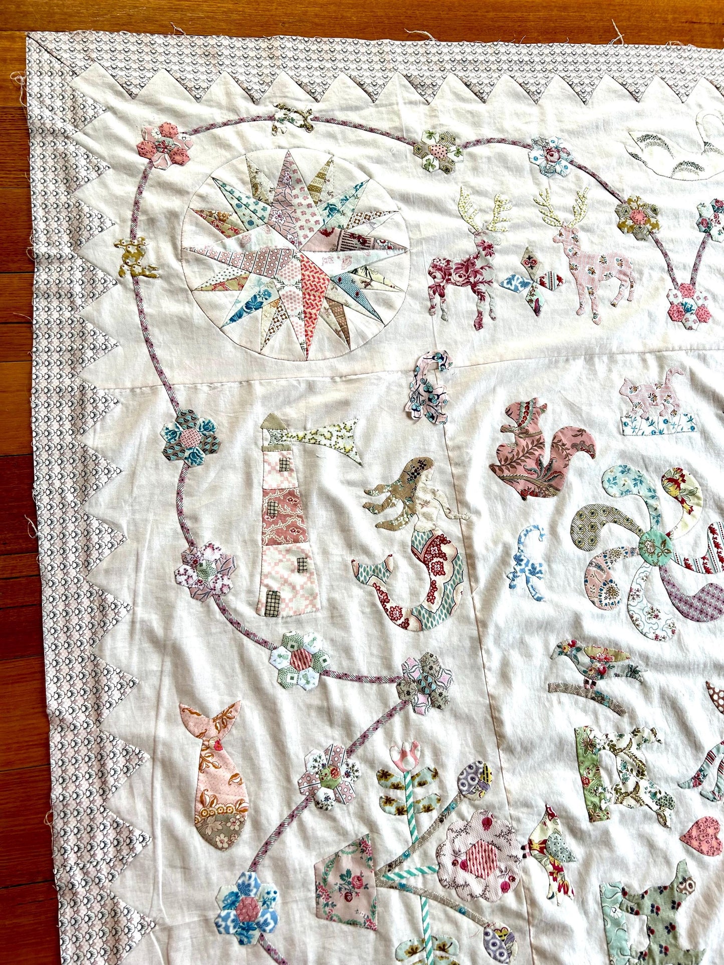 Five Ports Quilt Pattern + Optional Template Kit