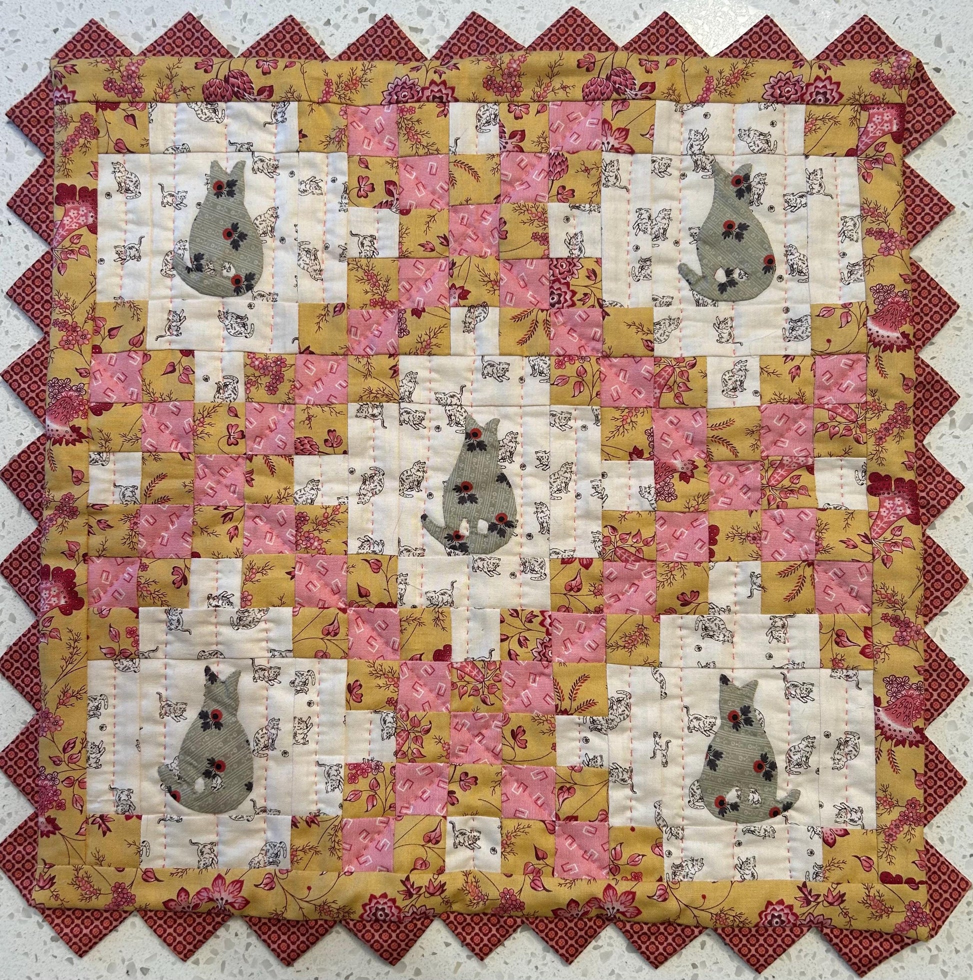 Mini Irish Cats Dolls Quilt Pattern **Digital Pattern**