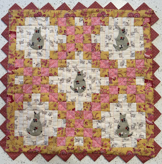 Mini Irish Cats Dolls Quilt Pattern