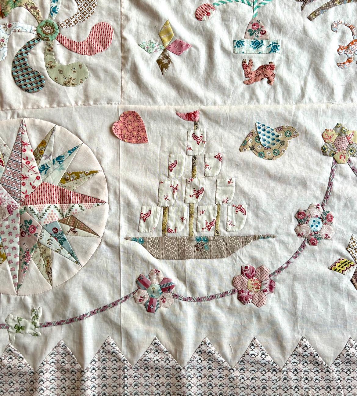 Five Ports Quilt Pattern + Optional Template Kit